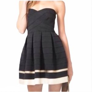 Sans Souci Strapless Cocktail Dress Bandage Top  Small